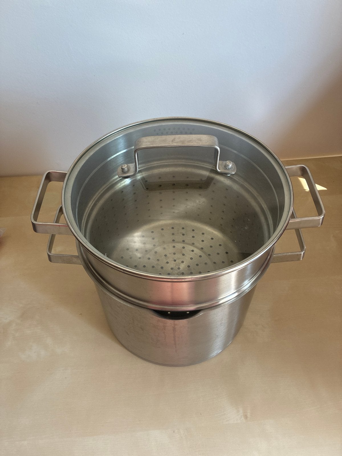 Blokker Excellent Pastapan - Ø 22 cm - 6,4 L, Ophalen, Gebruikt, Rvs, Kookpan