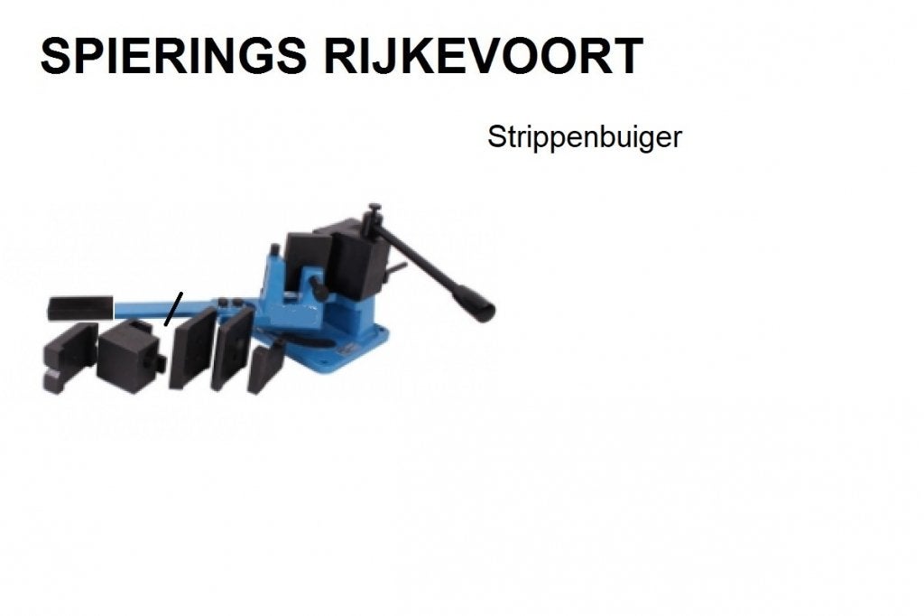 strippenbuiger buigblok Spierings buig 100mm, Doe-het-zelf en Verbouw, Gereedschap | Handgereedschap, Niet ingevuld, Niet ingevuld