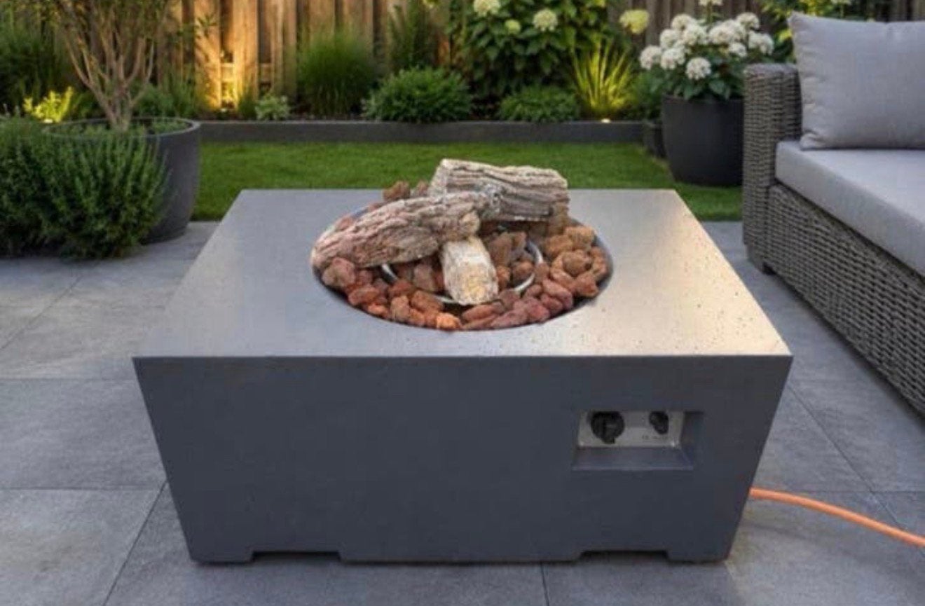 Happy cocooning 80x60x40 kleine model amper gebruikt, Tuin en Terras, Vuurtafels, Ophalen, Zo goed als nieuw