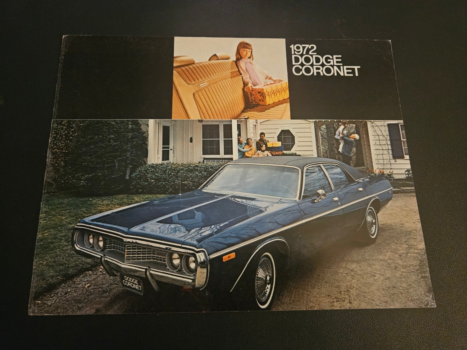 Brochure Dodge Coronet 1972 USA, Ophalen of Verzenden, Zo goed als nieuw, Overige merken