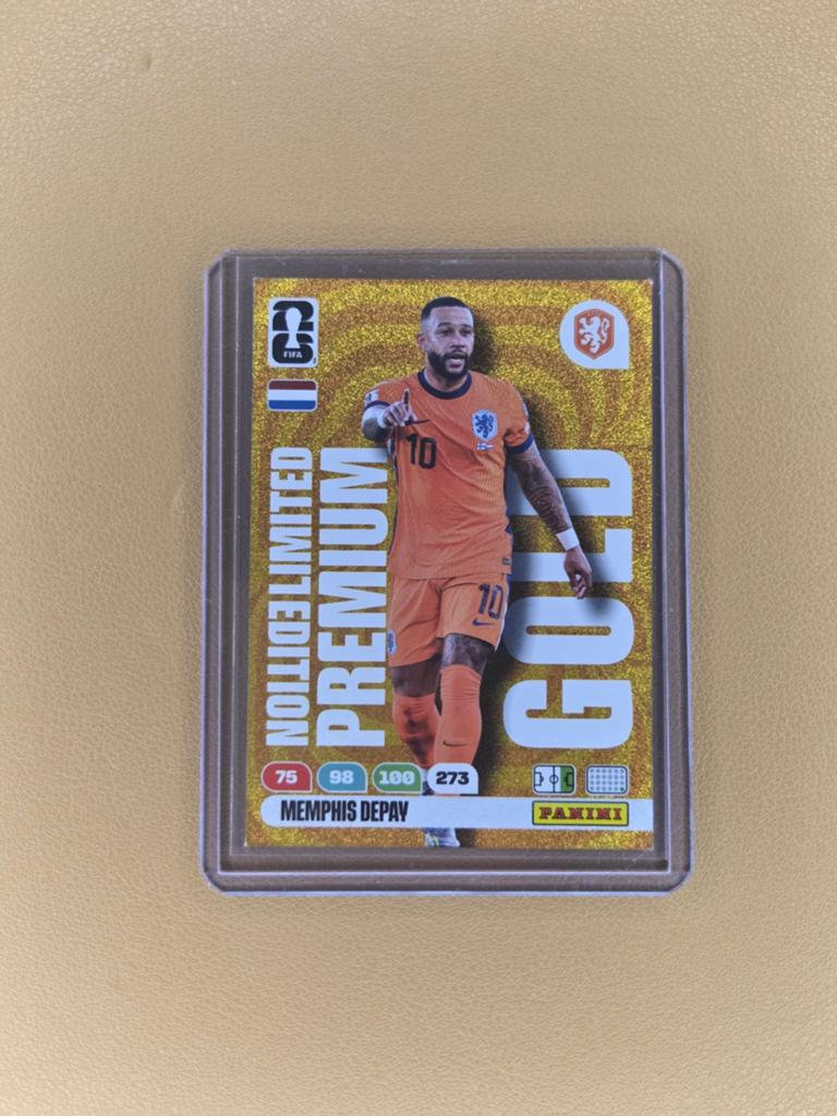 Memphis Depay - Panini Adrenalyn XL World Cup 2026, Ophalen of Verzenden, Zo goed als nieuw, Losse kaart