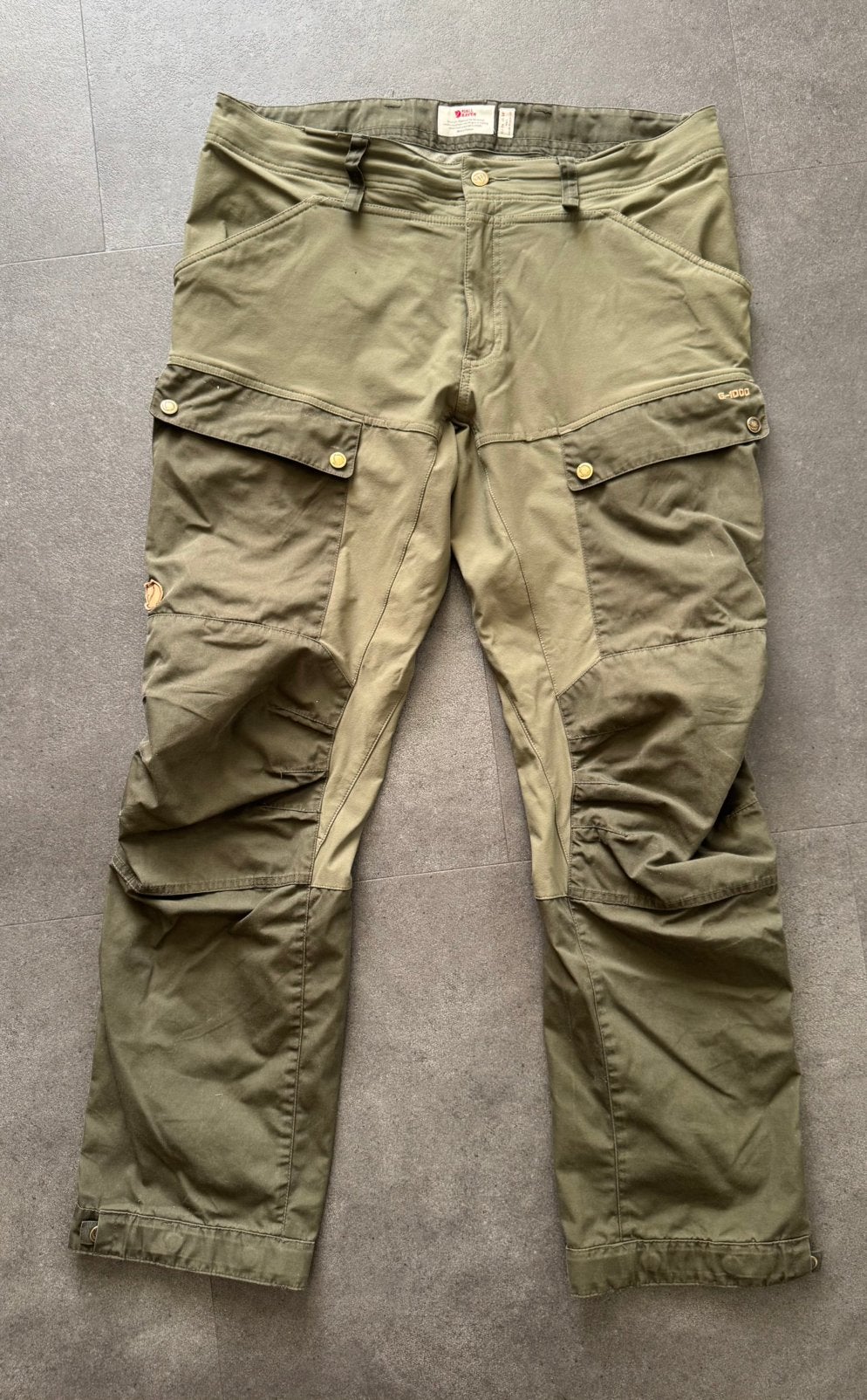 Fjallraven Keb ventilated laurel green, Ophalen of Verzenden, Gedragen, Maat 52/54 (L), Groen