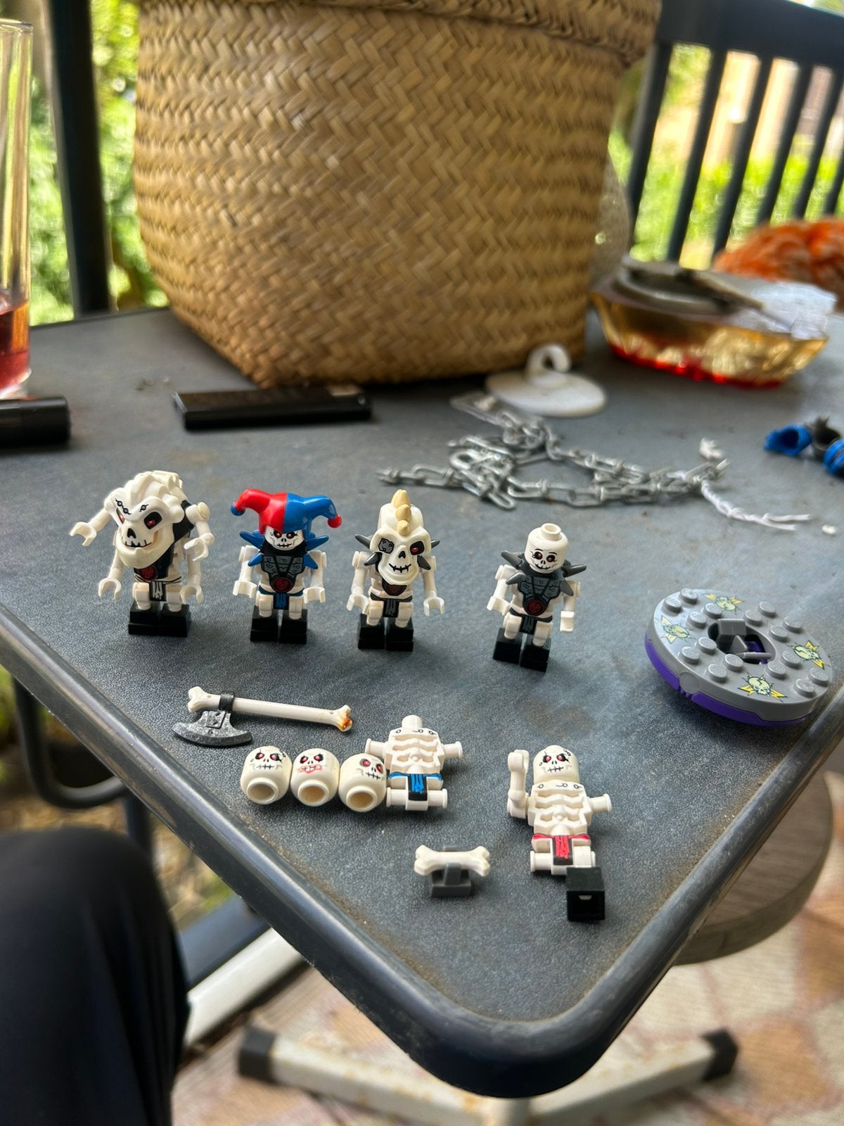 Ninjago skelet poppetjes, Inclusief minifiguren, Verzenden, Lego, Zo goed als nieuw