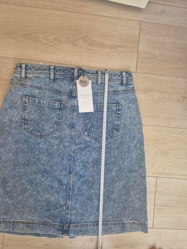 Kaffe spijkerrok, maat 42(xl, nieuw met kaartje, Maat 38/40 (M), Blauw, Kaffe, Nieuw