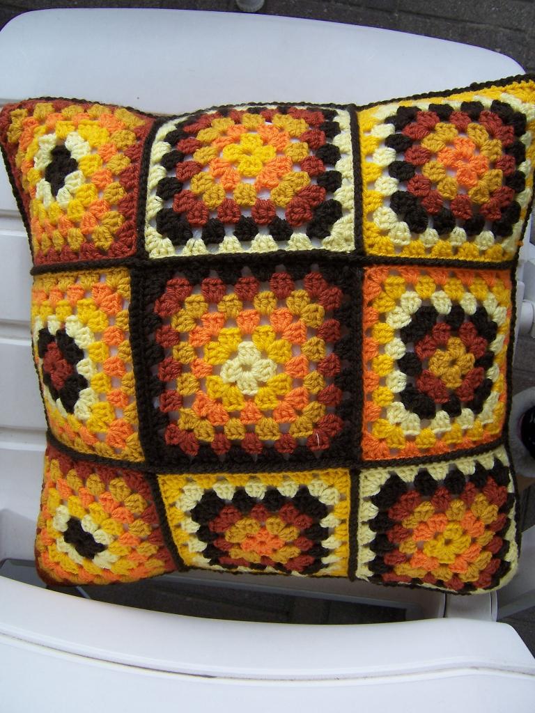 SALE Granny square kussens nieuw, Ophalen of Verzenden, Nieuw, Vierkant