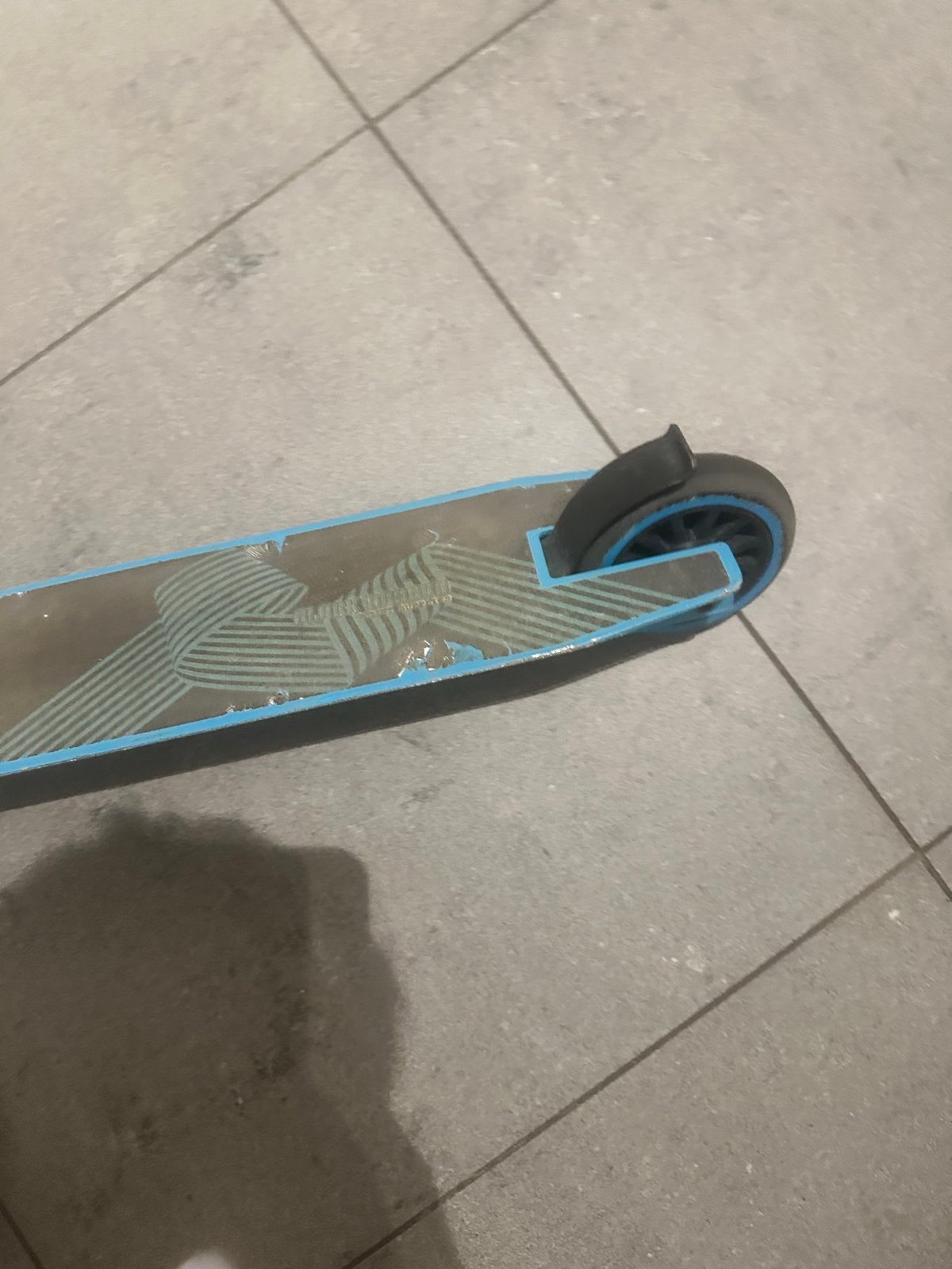 Gebruikte Black Dragon Stuntstep - Stuur moet aangedraaid, Fietsen en Brommers, Steps, Ophalen of Verzenden, Gebruikt, Gewone step