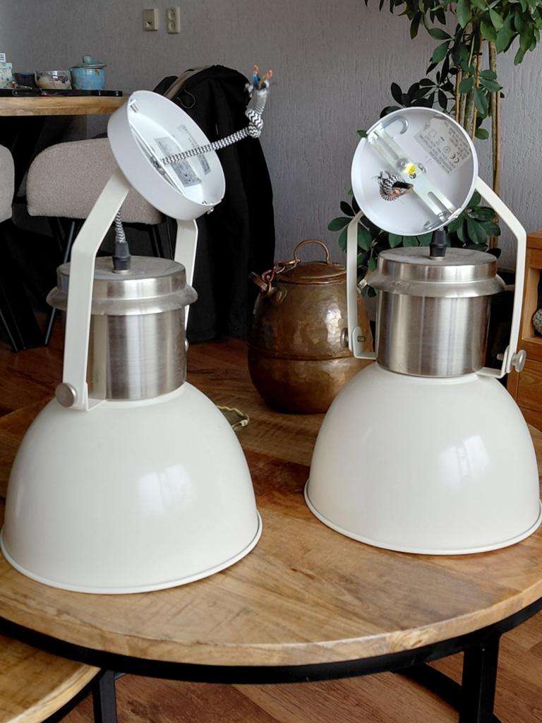 Scheeps hanglampen (metaal, industrieel), Ophalen of Verzenden, Minder dan 50 cm