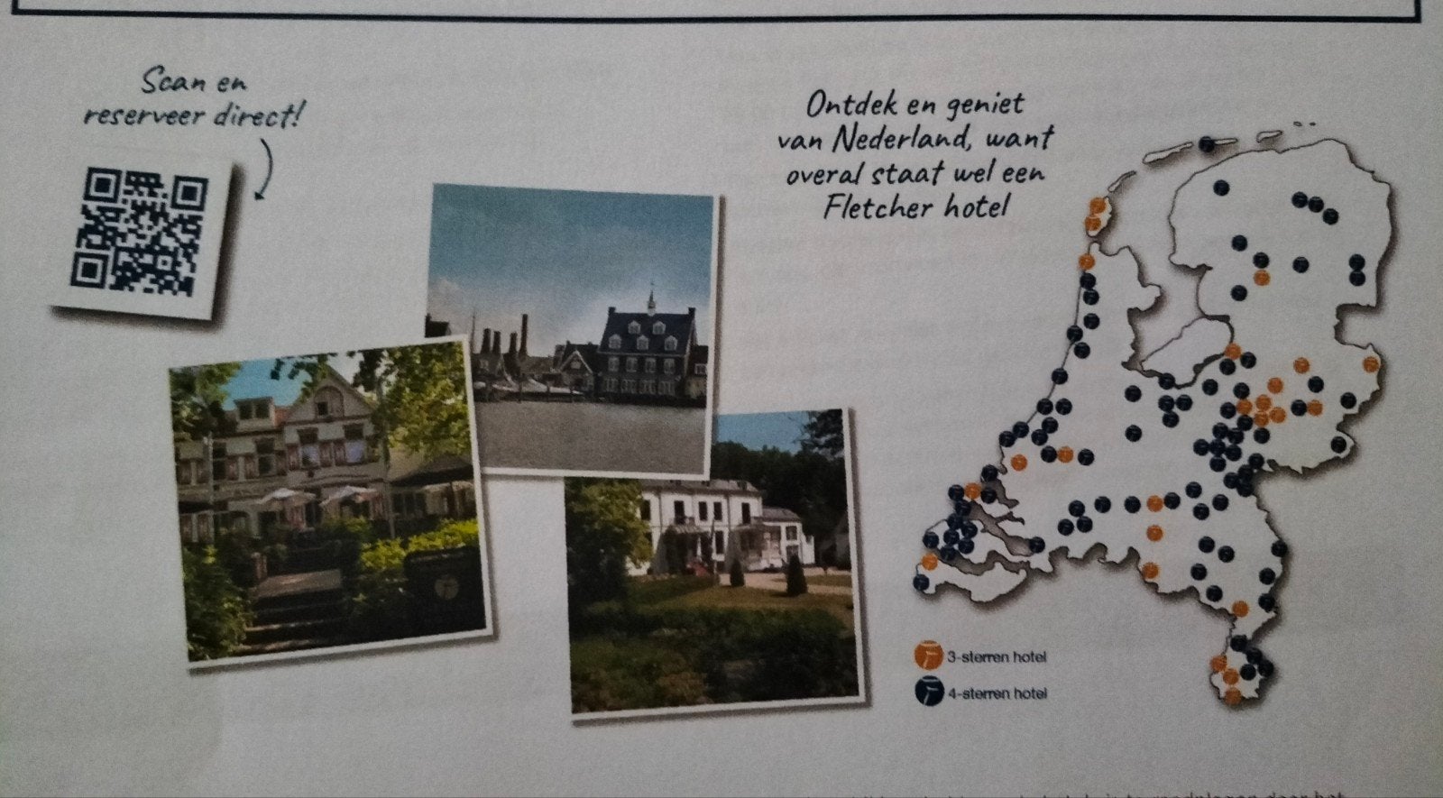 Voucher hotelovernachting Fletcher inclusief ontbijtbuffet, Twee personen, 1 overnachting