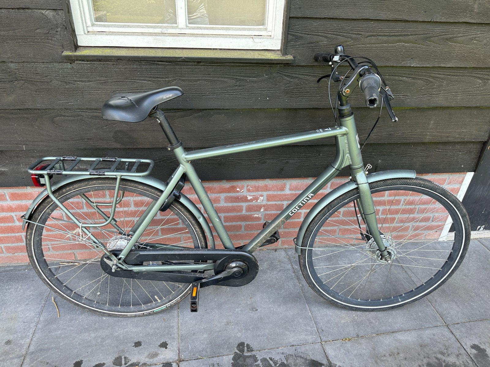 Cortina fiets met versnellingen en 1 sleutel, Gebruikt, Versnellingen, Trommelrem, Ophalen