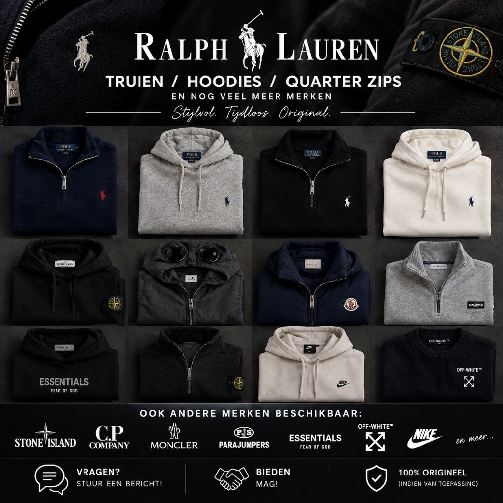 Ralph Lauren, Stone Island, Moncler Truien & Hoodies, Meerkleurig, Overige maten, Ophalen of Verzenden, Zo goed als nieuw