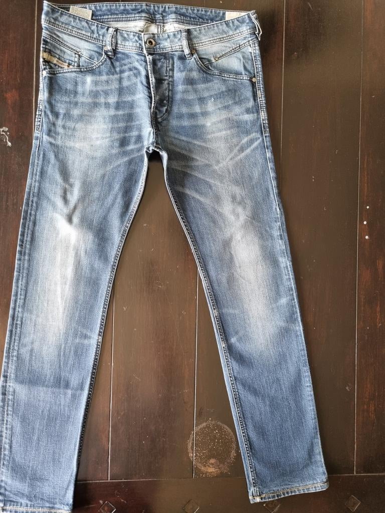 Classic diesel belther slim tapered stretch jeans size 34/34, Diesel, Blauw, Ophalen of Verzenden, Zo goed als nieuw