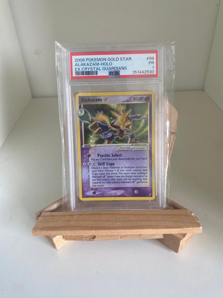 Alakazam gold star psa 1!!!, Ophalen of Verzenden, Zo goed als nieuw
