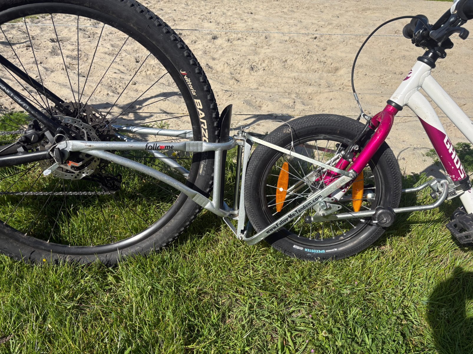 FollowMe Tandem, Ophalen, Zo goed als nieuw, Aanhangfiets