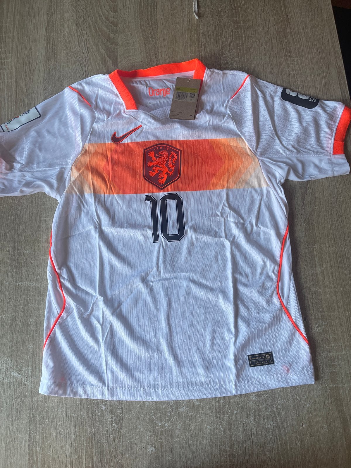 Nike WK Nederland Uitshirt Memphis Depay #10 - Maat S, Maat S, Ophalen of Verzenden, Nieuw, Shirt