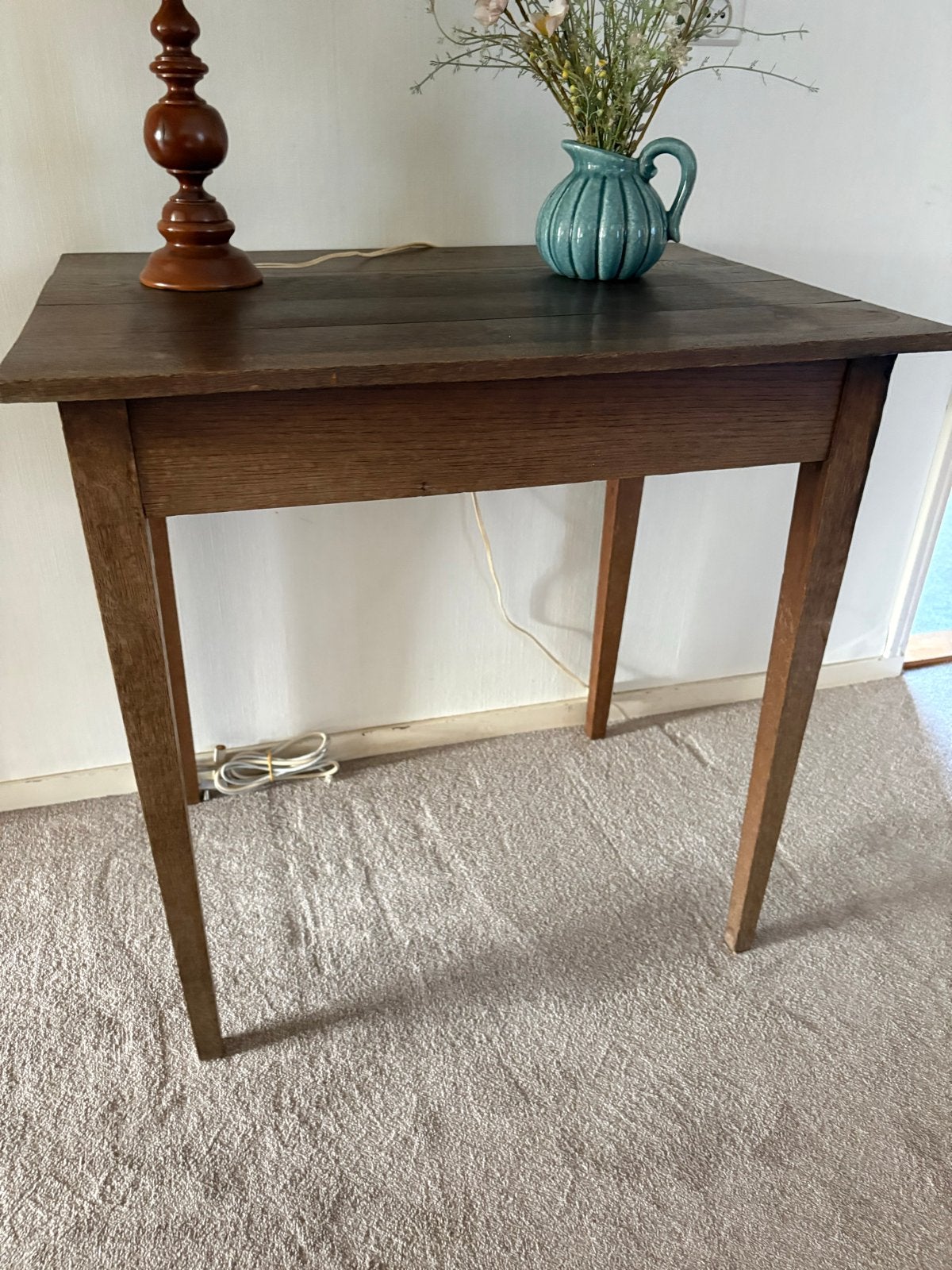 Vintage houten bijzettafel - perfect voor elk interieur, Ophalen