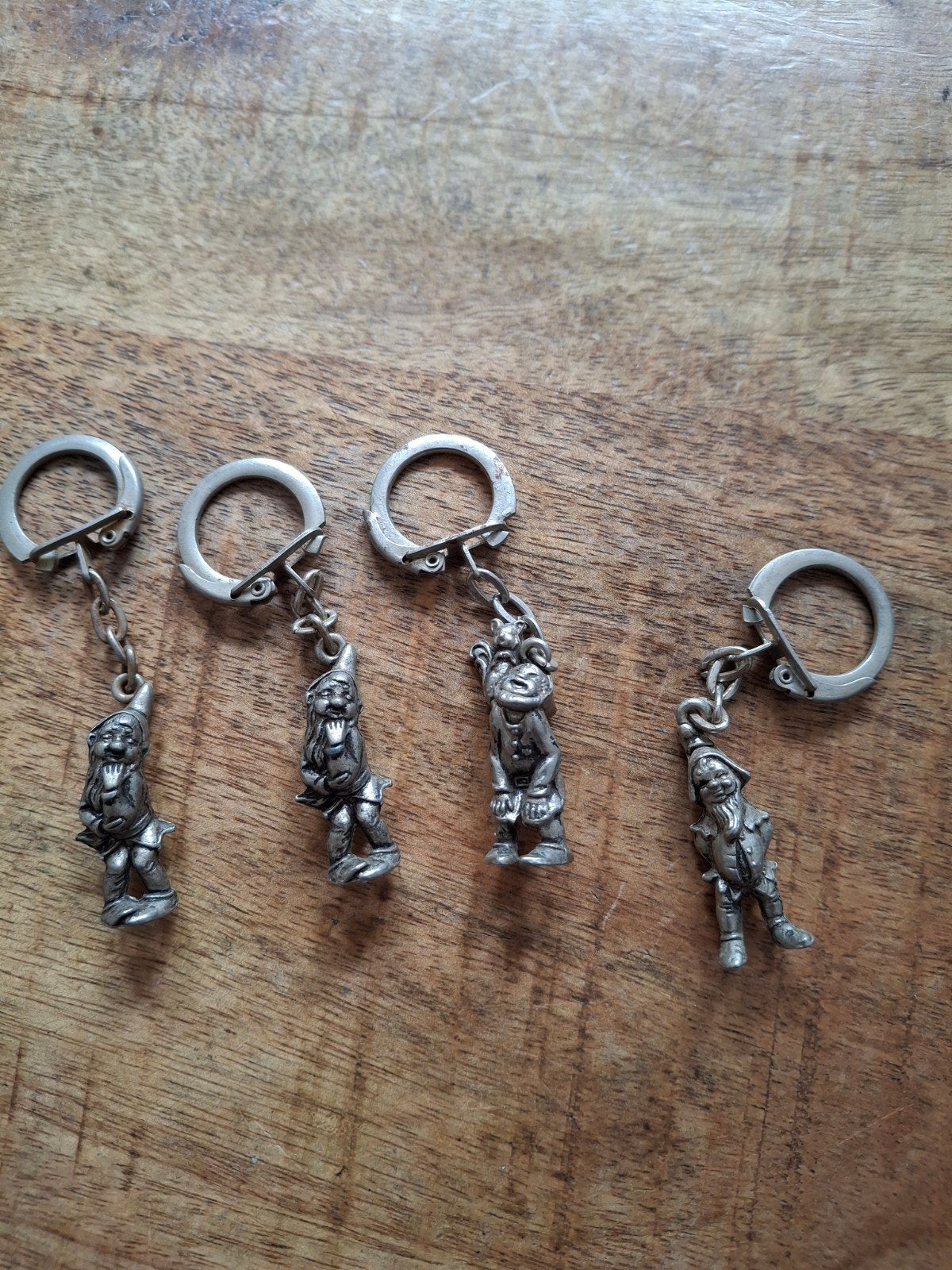 Vintage sleutelhangers jaren '60 '70 - Kabouter figuren, Verzamelen, Sleutelhangers, Ophalen of Verzenden, Gebruikt, Knuffel of Figuurtje