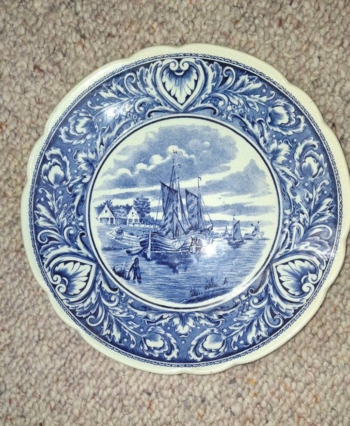 Antiek Delfts Blauw Wandbord, Antiek en Kunst, Ophalen of Verzenden