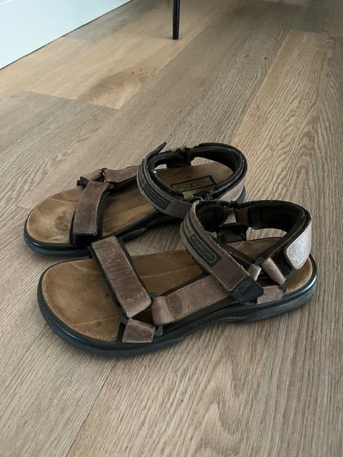 heren sandalen van MONTREX maat 42, Sandalen, Bruin, Gedragen, Montrex