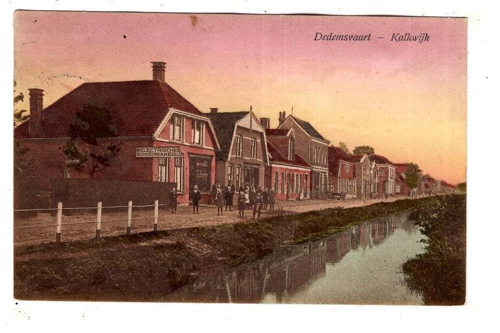 Dedemsvaart Kalkwijk  Schoenmakerij 1926, Ophalen of Verzenden, 1920 tot 1940, Overijssel