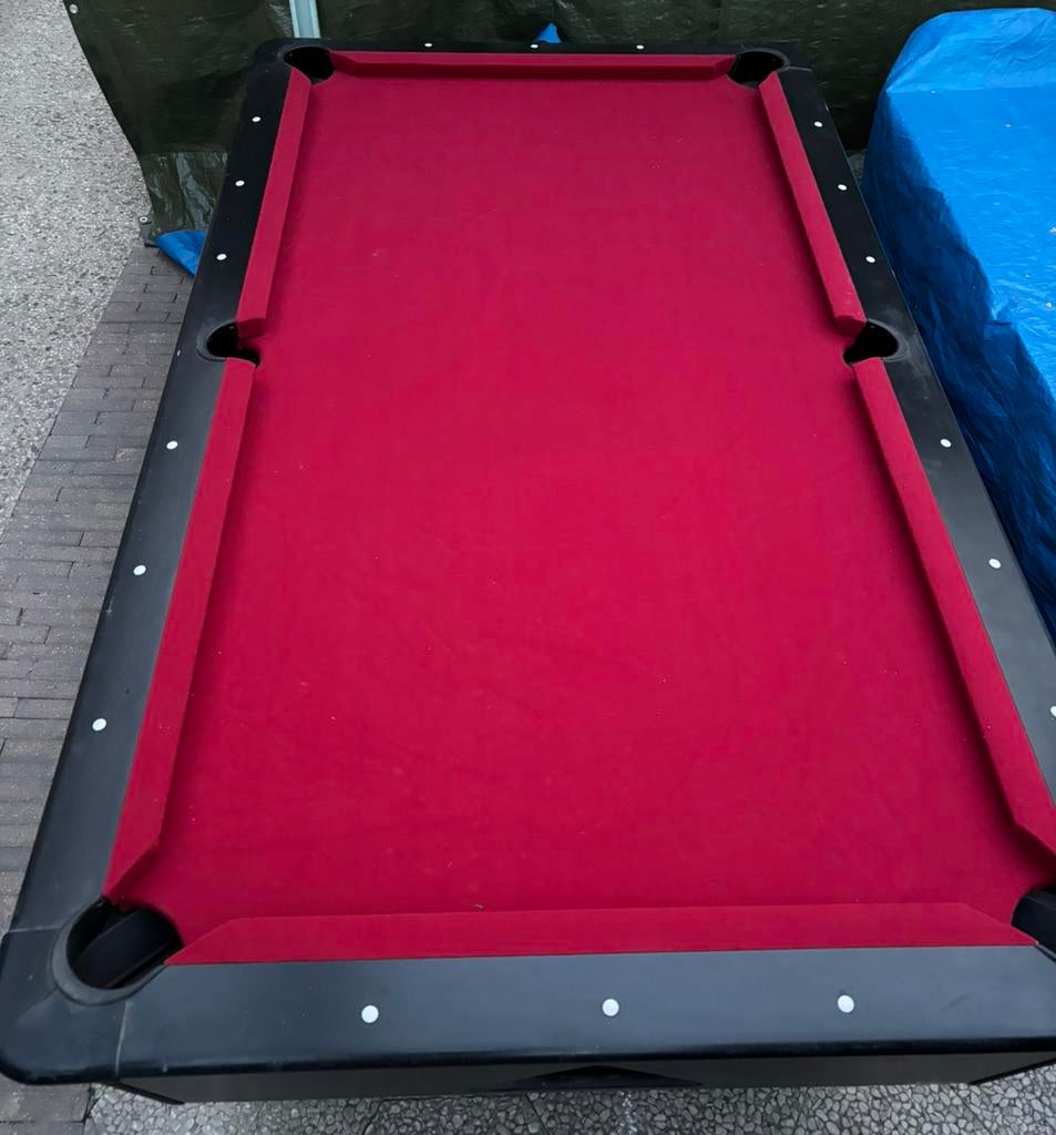 Pooltafel 213x113x80 leisteen nieuw doek, Ophalen, Pooltafel, Zo goed als nieuw, Nvt