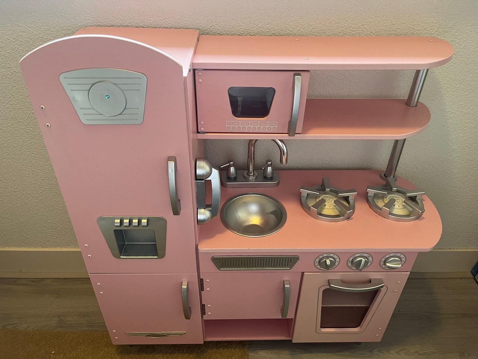 Roze Kraft Houten Speelkeuken, Ophalen, Gebruikt, Hout, Speelkeuken