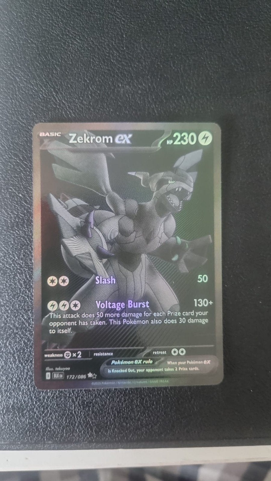 Zekrom ex 172, clean, Ophalen of Verzenden, Zo goed als nieuw