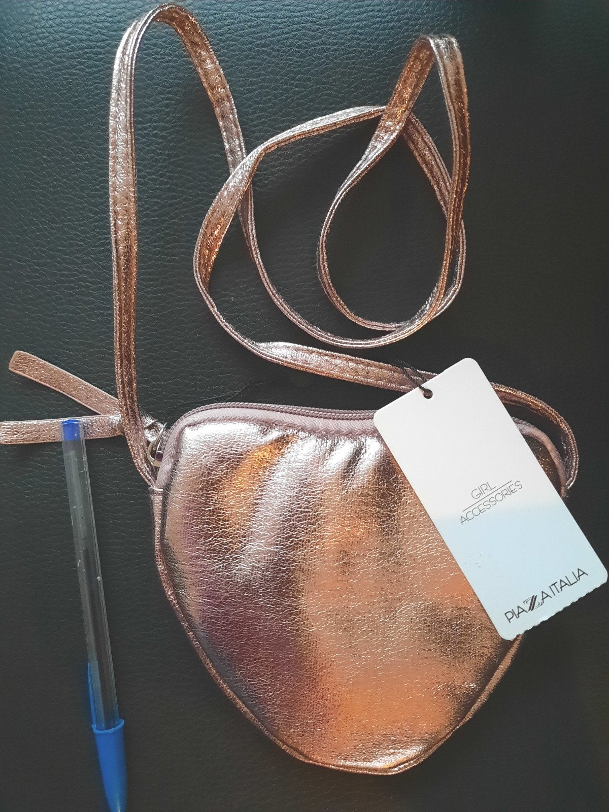 Nieuwe Piazza Italia Meisjes Tasje Roségoud Hartvorm, Ophalen of Verzenden, Nieuw, Piazza Italia