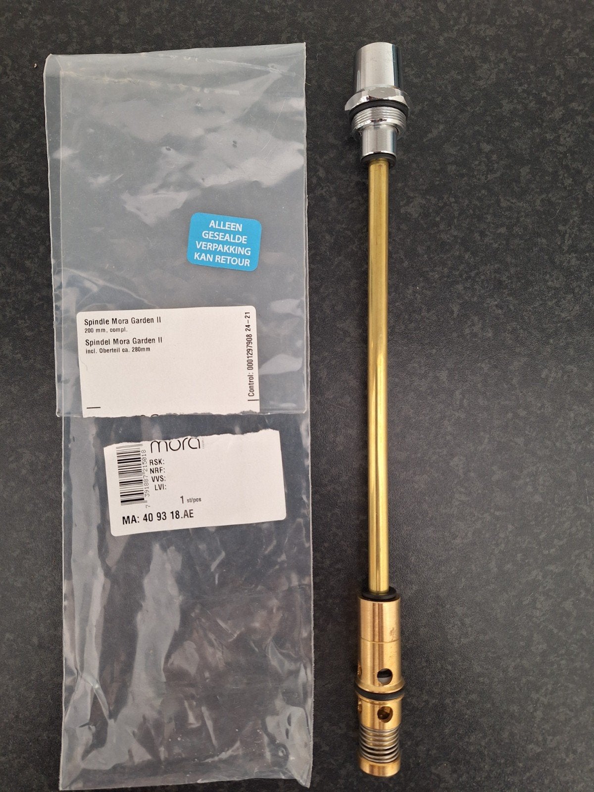 Buitenkraan vorstvrij Spindle Mora Garden II 200 mm, Ophalen of Verzenden, Nieuw