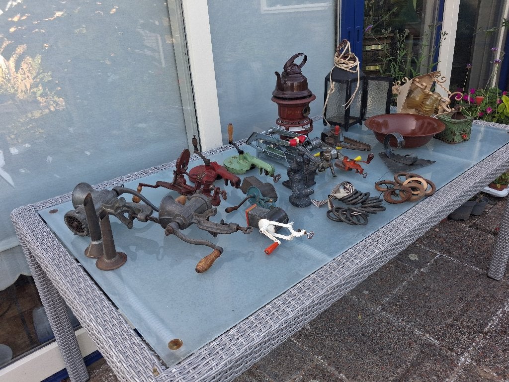 antiek curiosa heel veel items zie de foto,s, Ophalen of Verzenden