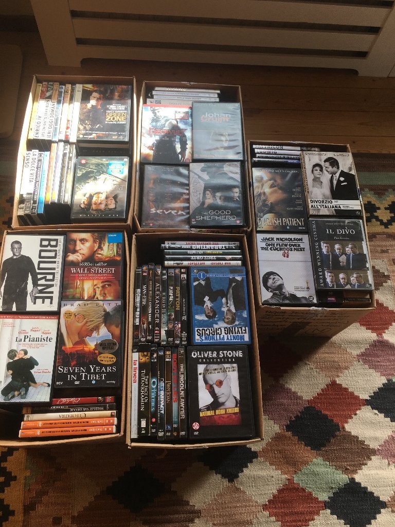 5 dozen vol DVD's - TOPFILMS en SERIES, Alle leeftijden, Ophalen, Gebruikt