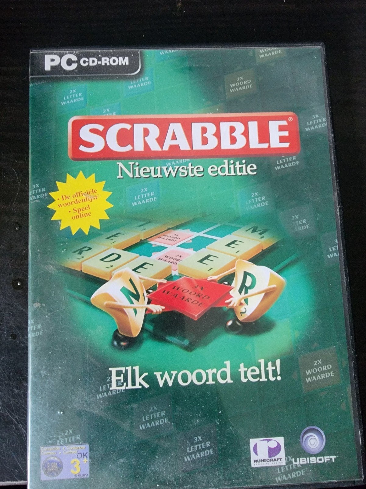 Scrabble pc game, Spelcomputers en Games, Games | Pc, 1 speler, Ophalen of Verzenden, Zo goed als nieuw