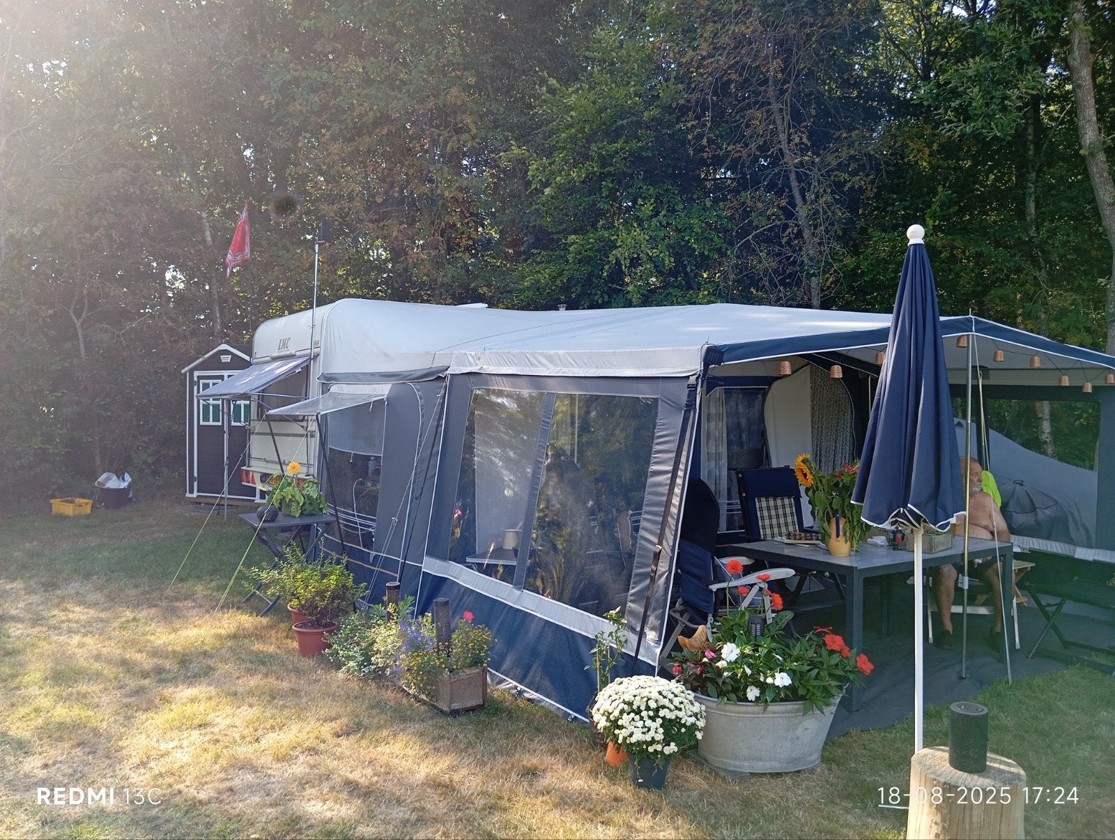 Lucarno Voortent Luifel Maat 10, All Season Doek, Caravans en Kamperen, Ophalen, Zo goed als nieuw, Ten Cate All Season 240g/m2