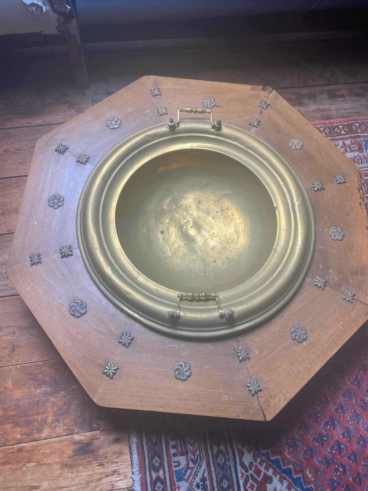 Antieke Spaanse brasero, koper, brocante, Antiek en Kunst, Antiek | Koper en Brons, Ophalen