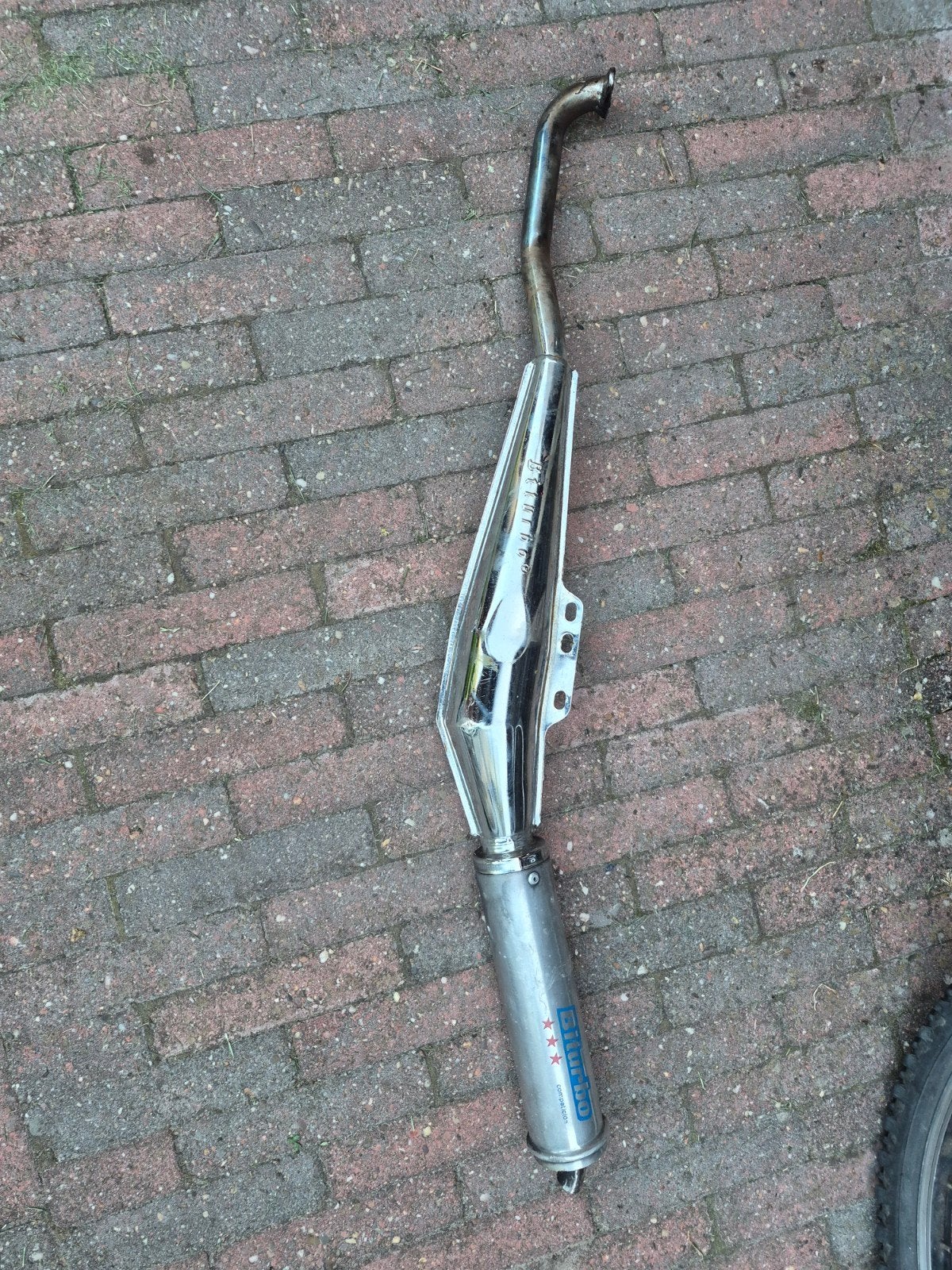 Biturbo uitlaat puch maxi, Ophalen, Uitlaat