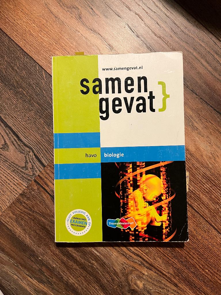 Samengevat biologie havo, Boeken, Schoolboeken, Verzenden, Biologie, Zo goed als nieuw, HAVO