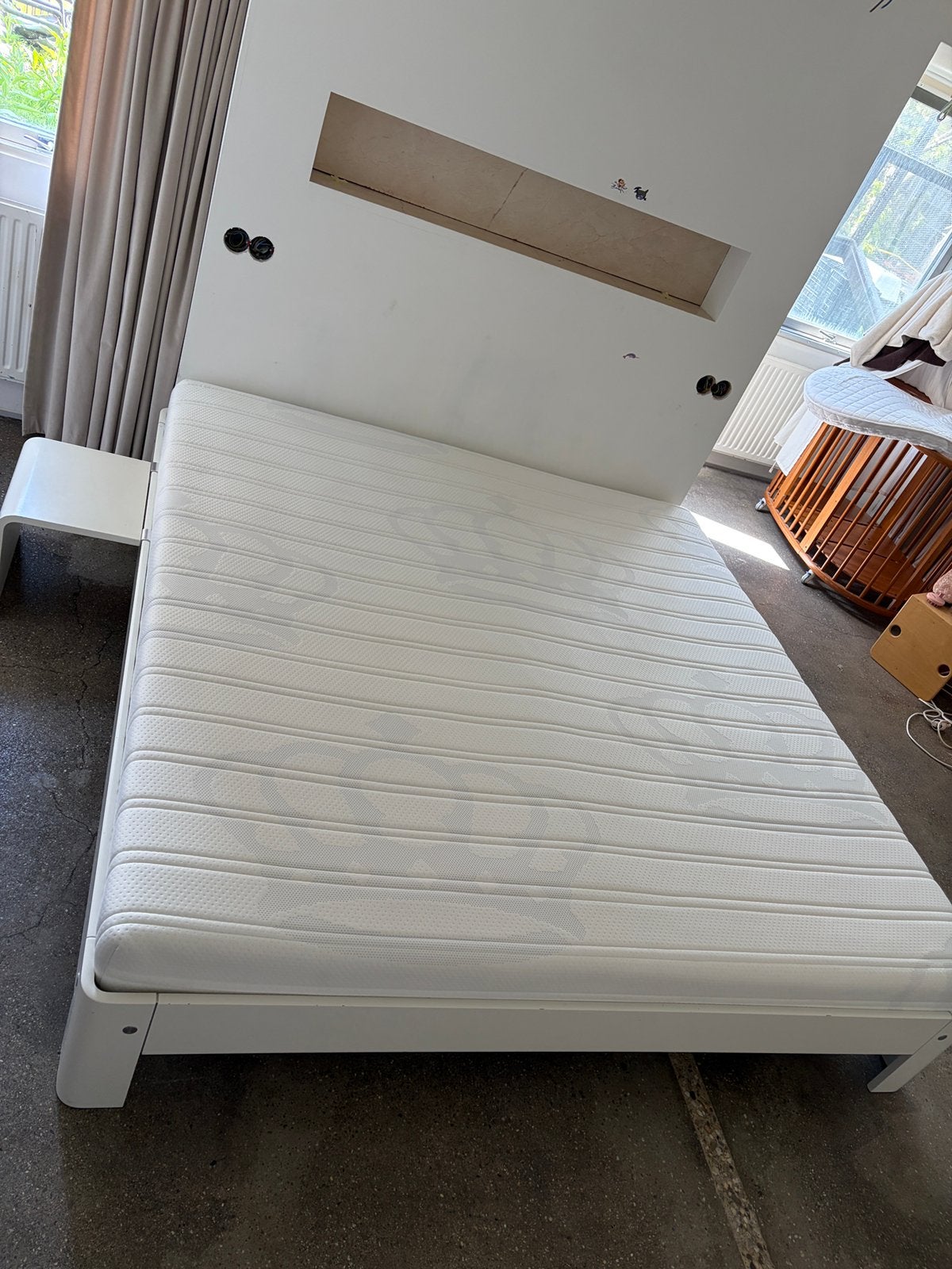 Auping Adagio matras 200 x 210 medium + zacht, Ophalen, Tweepersoons, Zo goed als nieuw, Overige maten