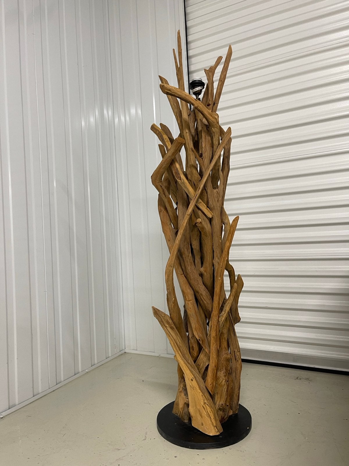 Light & Living Vidin Vloerlamp - Uniek Houten Kunstwerk, Ophalen, Nieuw, E27 (groot), 150 tot 200 cm