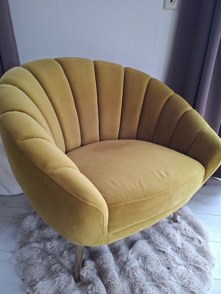 Fauteuil, Huis en Inrichting, Ophalen, Gebruikt, 75 tot 100 cm, Stof