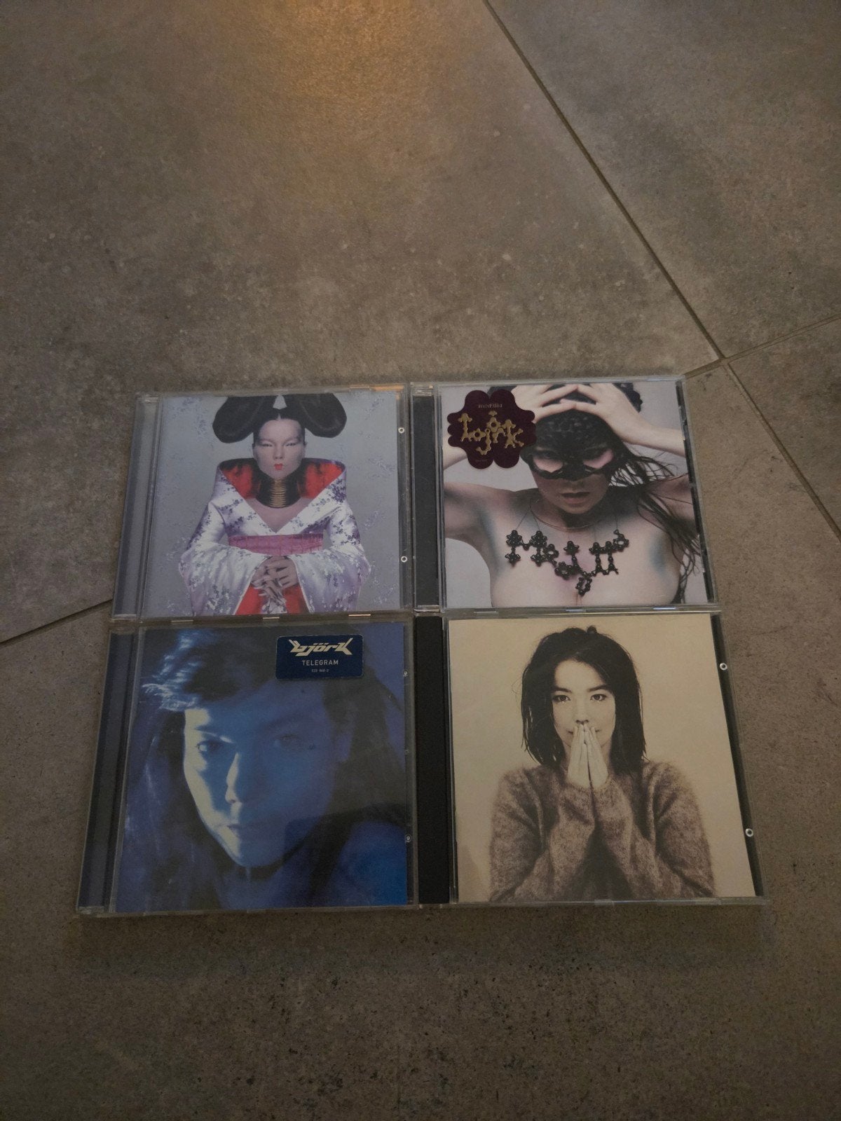 bjork homogenic medulla telegram debut 4 cd's cd, Ophalen of Verzenden, Zo goed als nieuw, Poprock