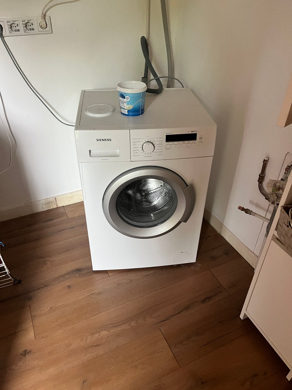 Wasmachine Siemens IQ100 A+++, Ophalen, Gebruikt, 1200 tot 1600 toeren, 85 tot 90 cm