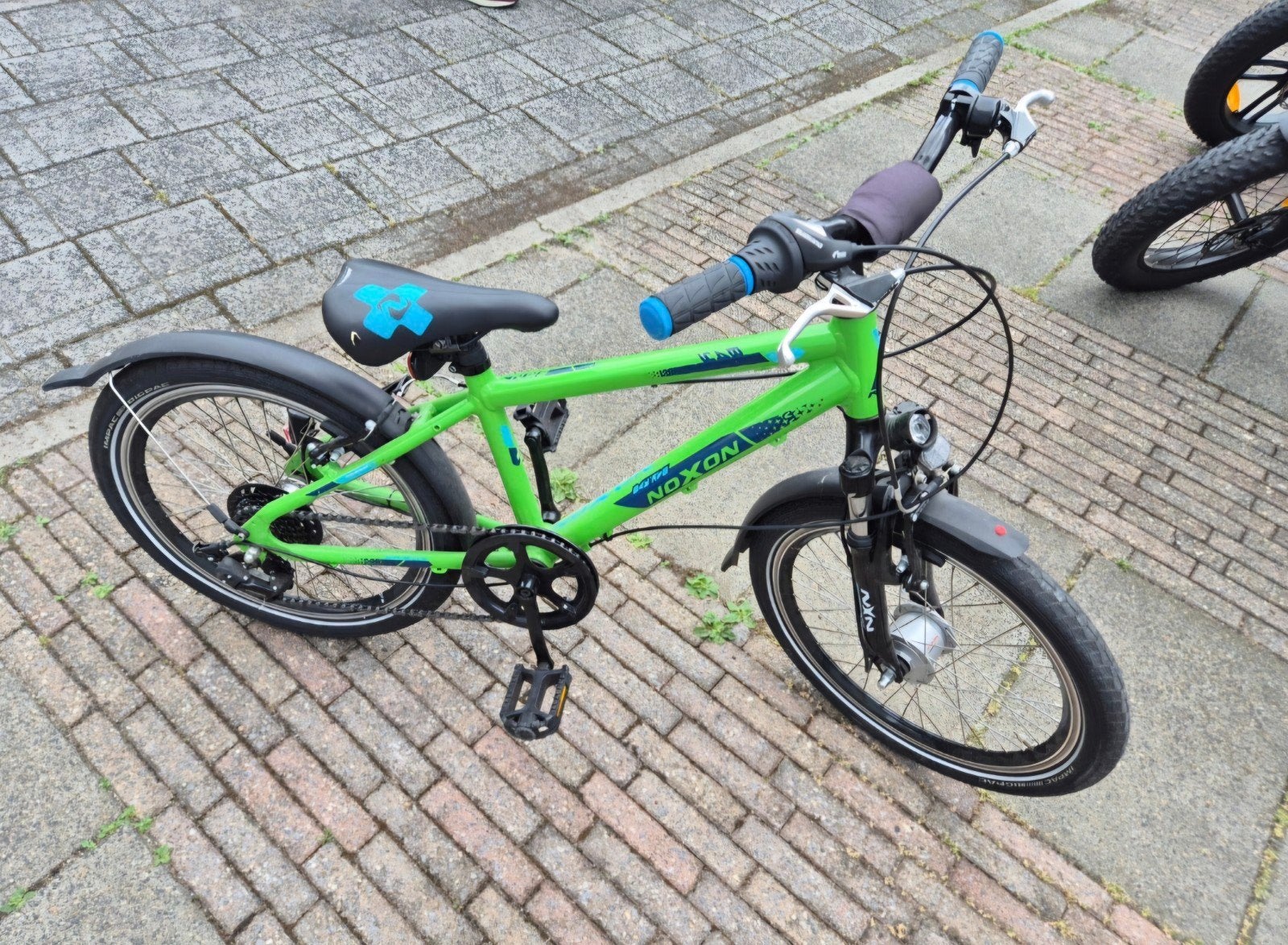 Noxon kinderfiets 20 inch, Fietsen en Brommers, Ophalen, 20 inch of meer, Gebruikt, Velgrem