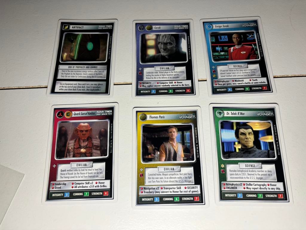 Star Trek CCG First Anthology - complete set, Ophalen of Verzenden, Zo goed als nieuw