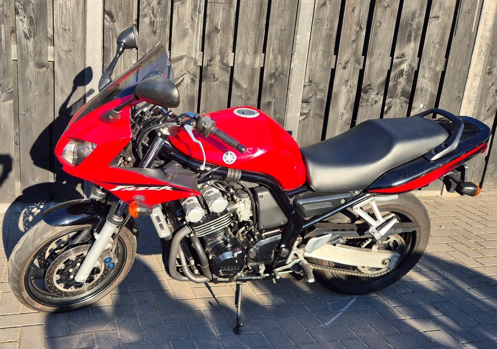 Yamaha FZS600 Fazer 2003 rood zwart, Ophalen, Gebruikt