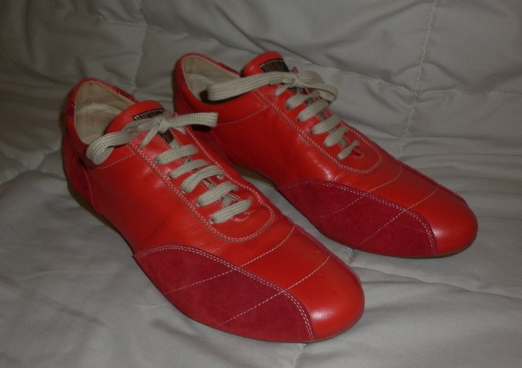 sneakers  maat: 45 merk : west side shoes, Ophalen of Verzenden, Sneakers of Gympen, Gedragen, Rood