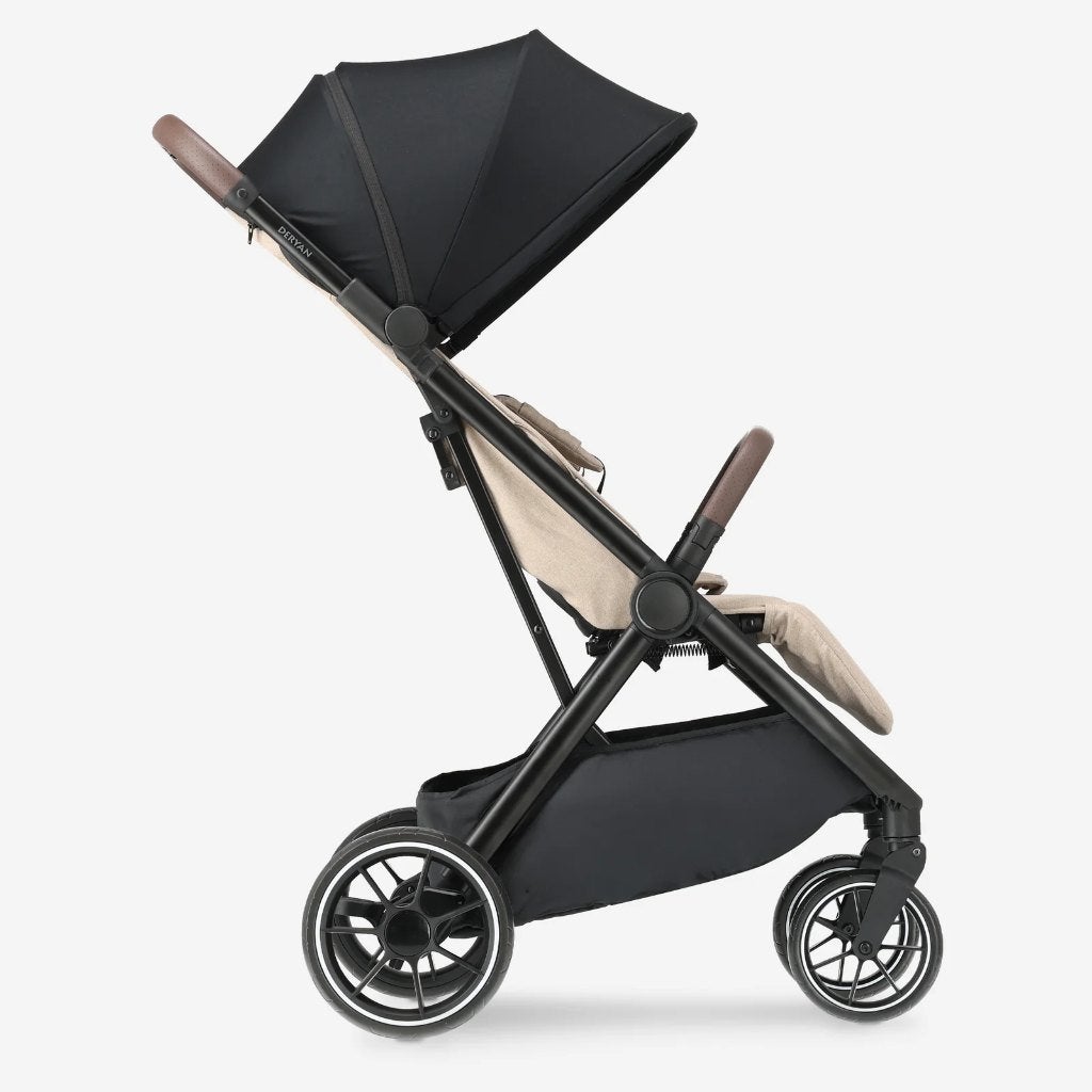 Deryan Rolo XL Buggy - Lichtgewicht - Inklapbaar - Nougat
