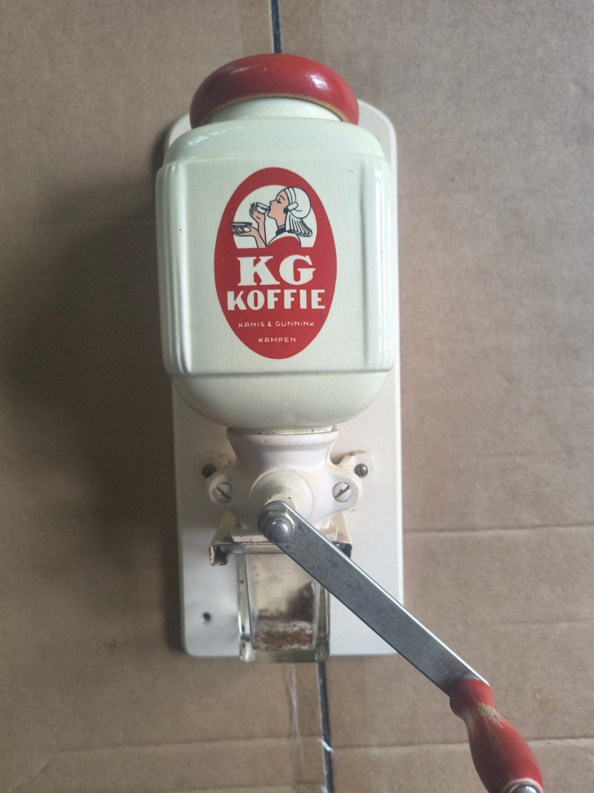 Vintage KG Koffie Wandkoffiemolen - Kanis & Gunnink, Antiek en Kunst, Verzenden