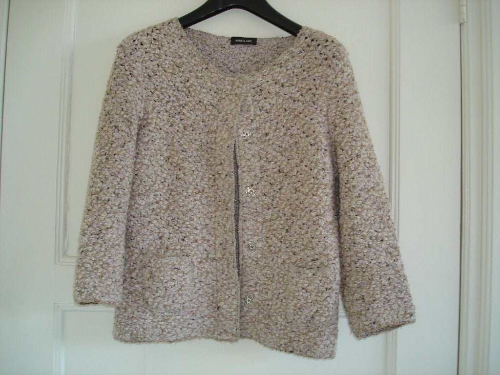 AnneClaire vest It mt 42= NL mt 36-38 Anne Claire Pauw Italy, Beige, Ophalen of Verzenden, Maat 36 (S), Anne Claire