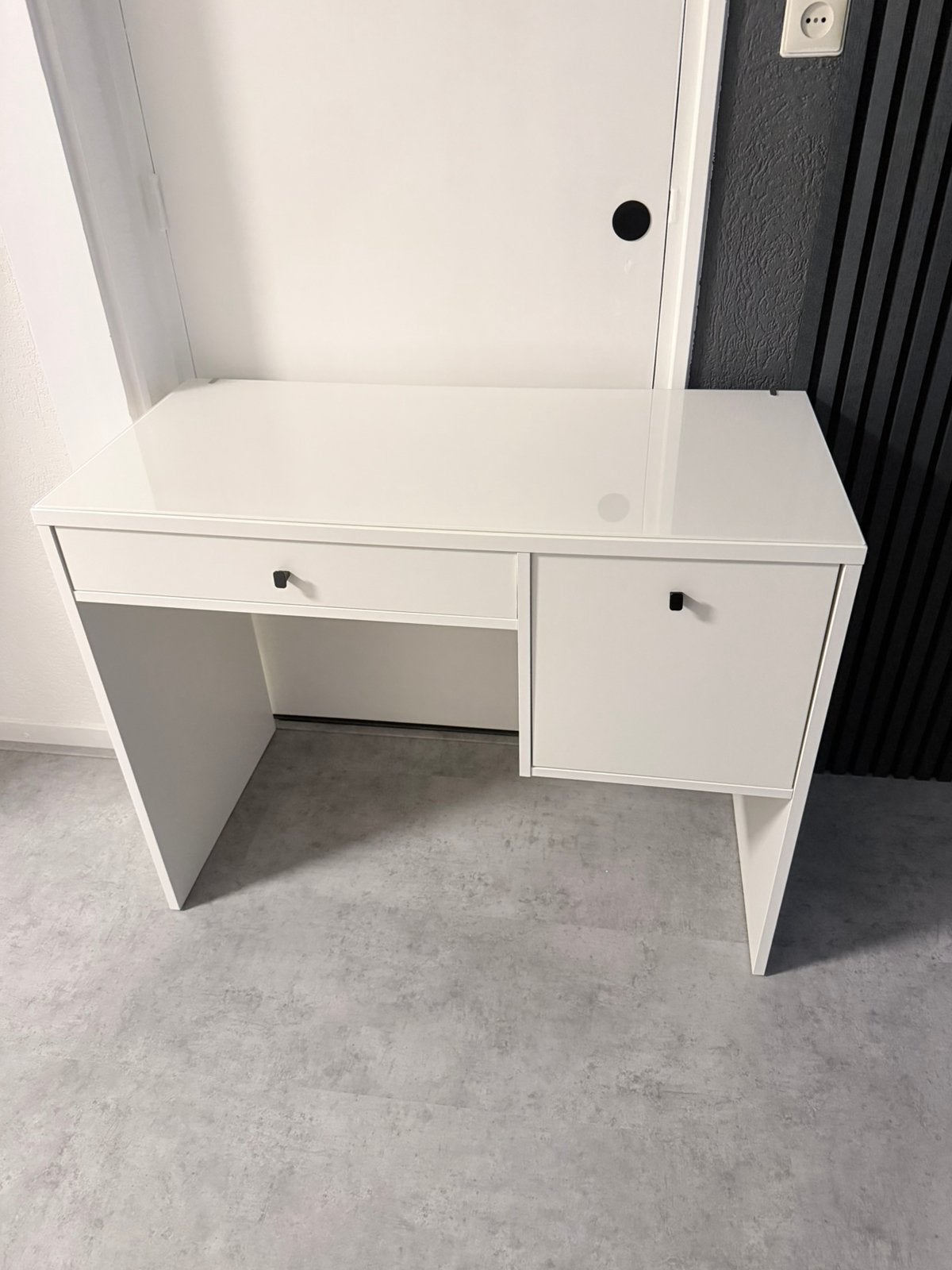 Toilettafel wit SYVDE, Ophalen, Zo goed als nieuw, 100 tot 150 cm, Minder dan 100 cm
