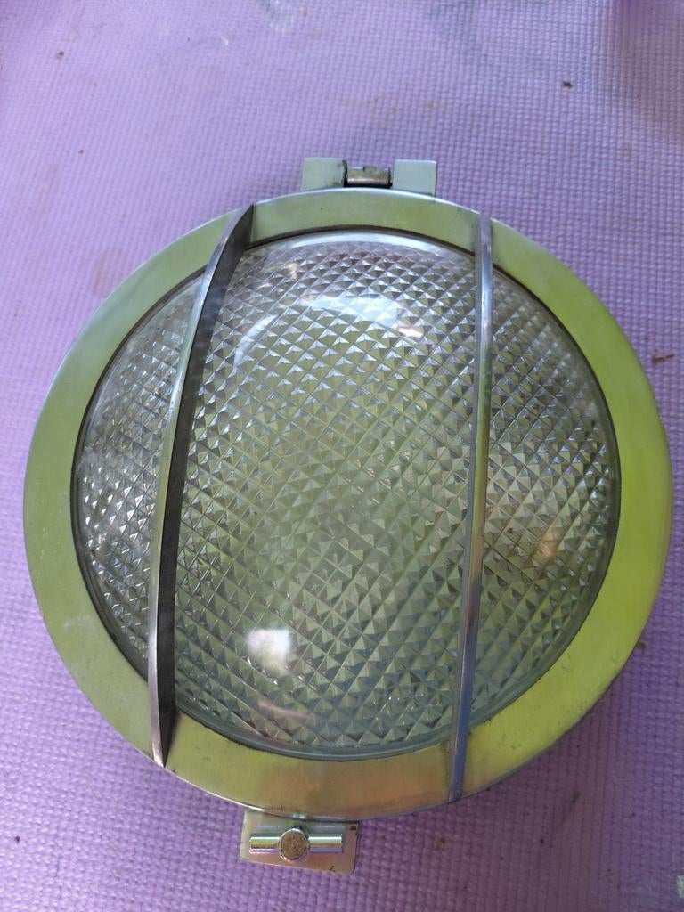 Vintage Habitat plafondlamp of wandlamp patrijspoort, Ophalen of Verzenden