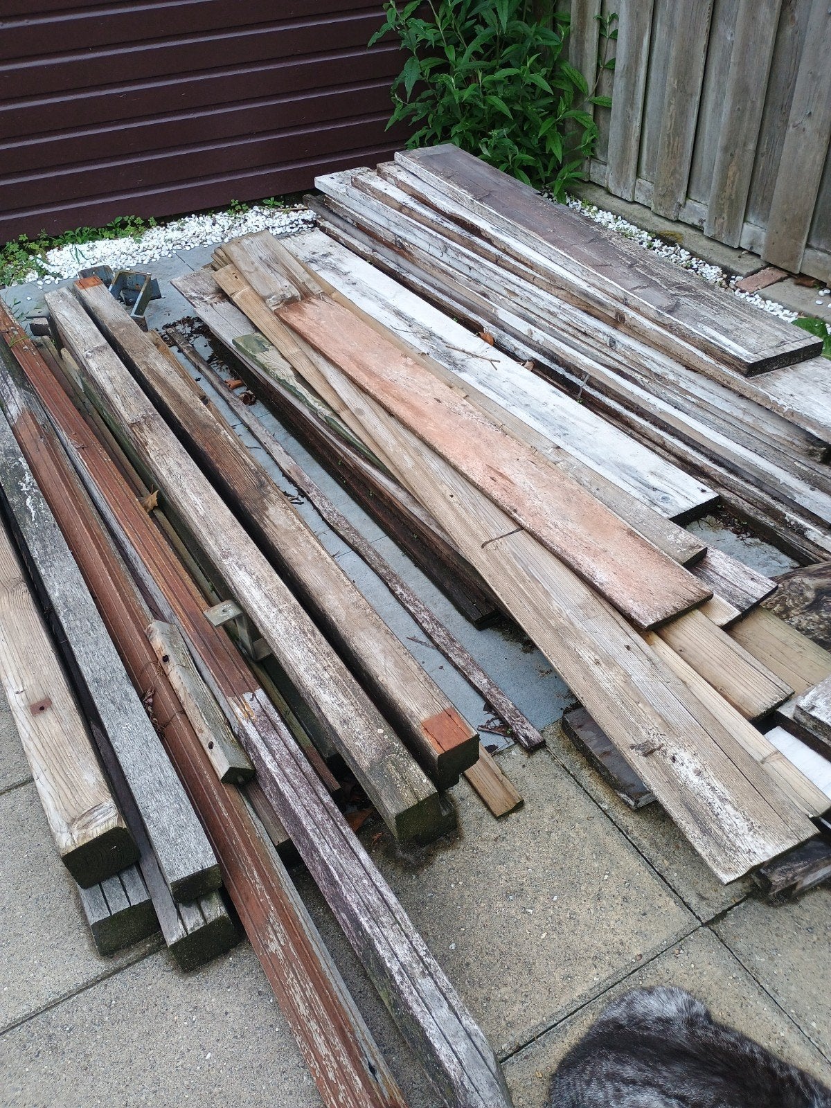 Diverse gebruikte houten planken en balken, Ophalen, Gebruikt, Plank, Overige houtsoorten